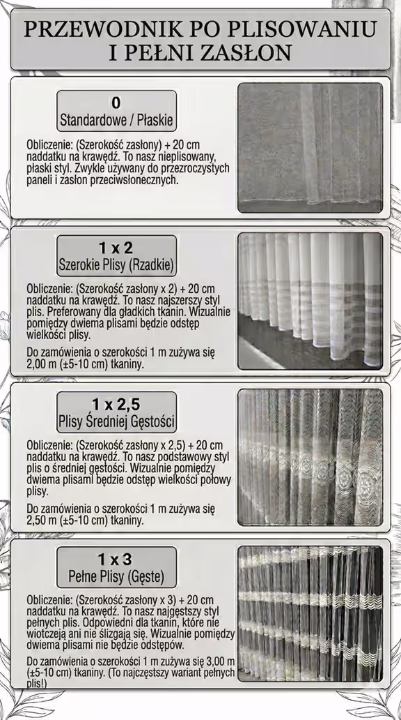 Pleat Guide Instructions